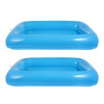 2 Pieces 30 X 22.4 Inches Inflatable Bar Pool with Tray